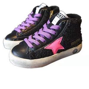 Lola and the boys hightop Sherpa sneaker